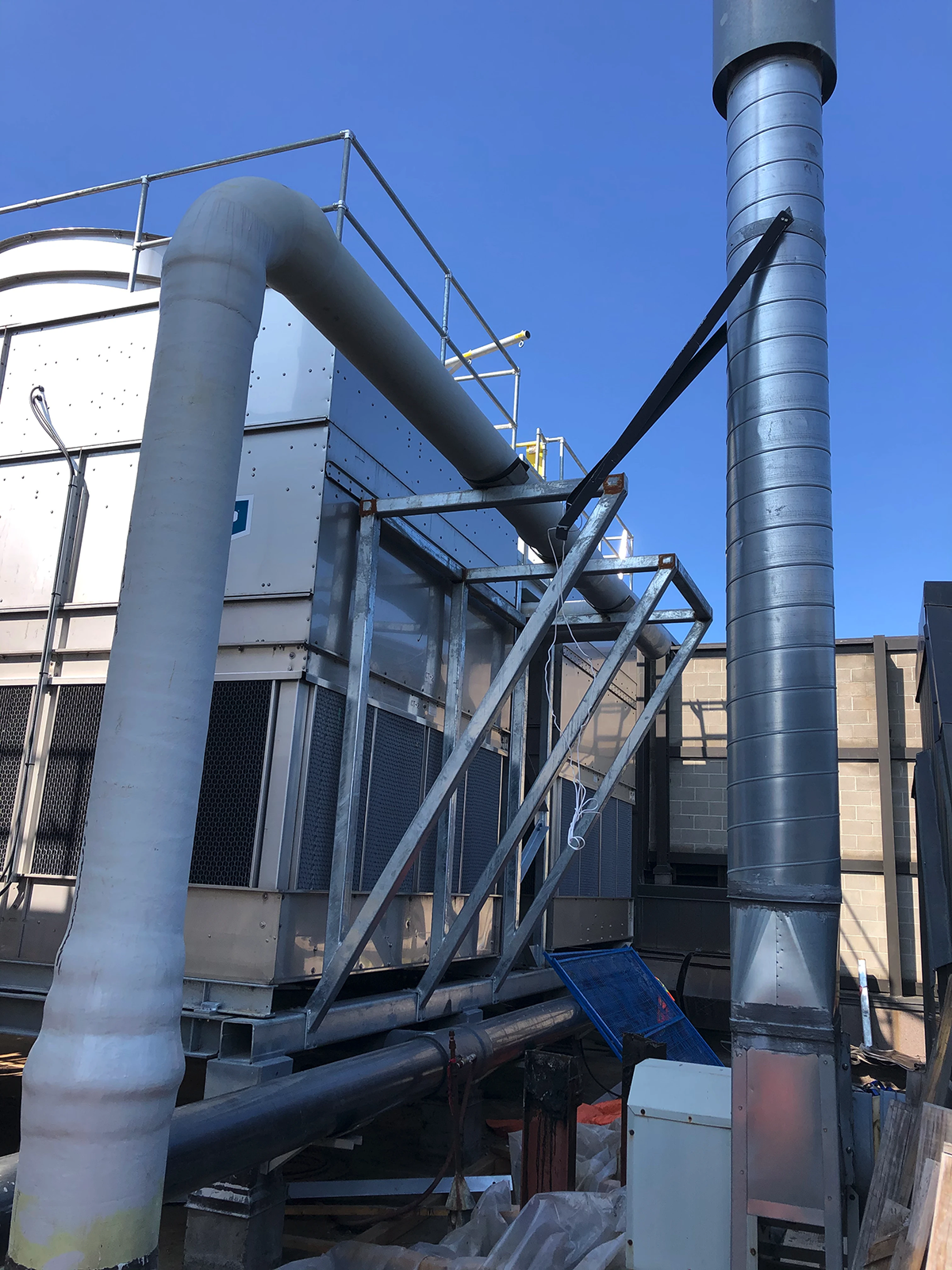 Ottawa University - Installation of Cooling Tower